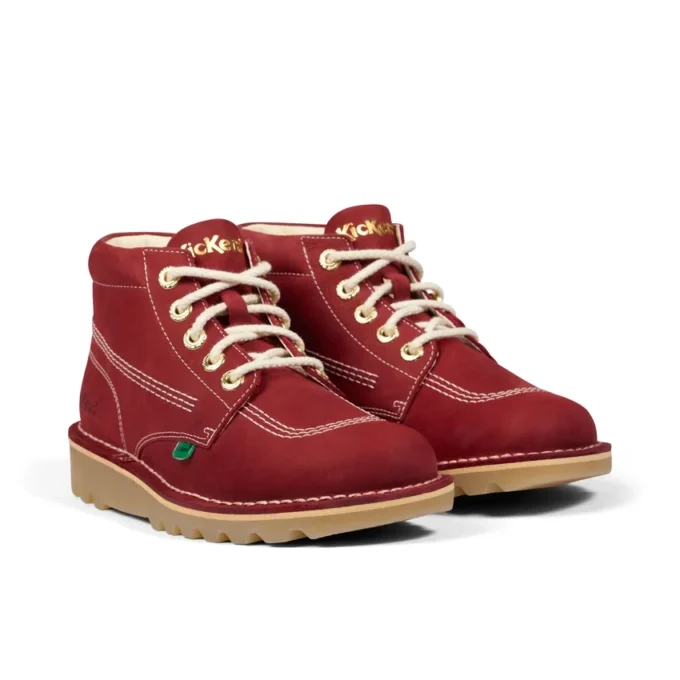 Bottes Kick Hi Goldie unisexes pour adultes, rouges Bottes Kick Hi Goldie unisexes pour adultes, rouges
