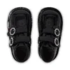 Bottes Kick Hi Meadow en cuir verni pour bébés filles, noires