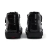 Bottes Kick Hi Meadow en cuir verni pour filles, noir