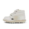 Bottes Kick Hi pailletées unisexes pour bébés, blanches Bottes Kick Hi pailletées unisexes pour bébés, blanches