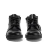 Bottes Kick Hi rembourrées en cuir noir pour garçons