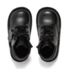 Bottes Kick Hi rembourrées en cuir noir pour garçons