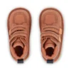 Bottes Kick Hi Roll ZigZag en cuir beige pour garçons Bottes Kick Hi Roll ZigZag en cuir beige pour garçons