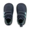 Bottes Kick Hi Roll ZigZag en cuir bleu marine pour garçons en bas âge