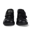 Bottes Kick Hi Scuff en cuir noir pour garçons en bas âge