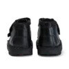 Bottes Kick Hi Scuff en cuir noir pour garçons en bas âge