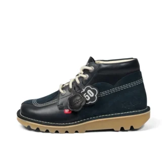 Bottes Kick Hi Stitch unisexes pour adultes, bleu marine