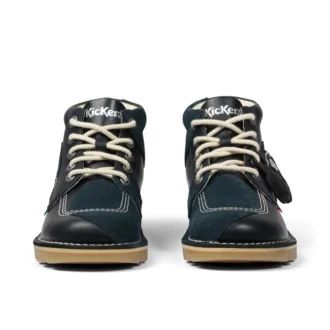 Bottes Kick Hi Stitch unisexes pour adultes, bleu marine