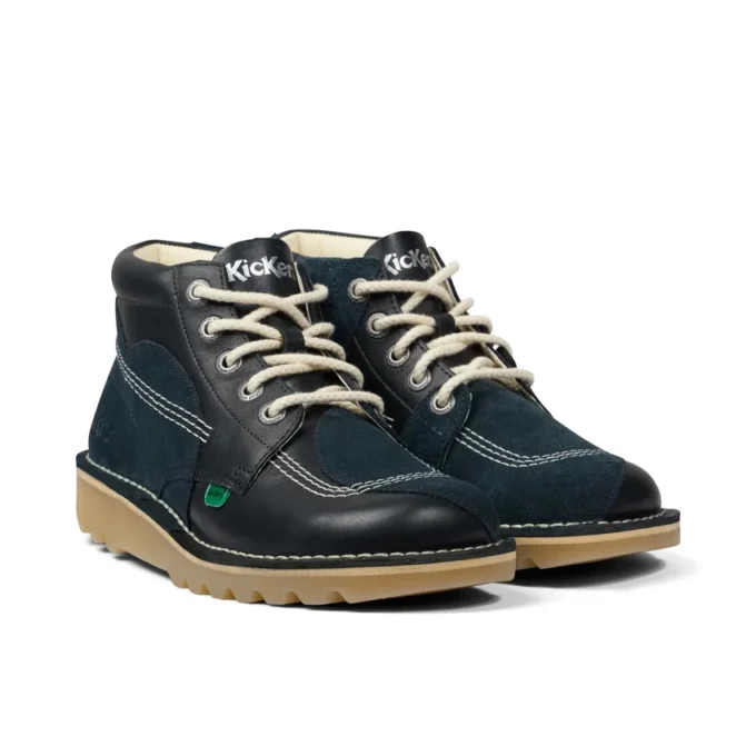 Bottes Kick Hi Stitch unisexes pour adultes, bleu marine