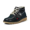 Bottes Kick Hi Stitch unisexes pour adultes, bleu marine