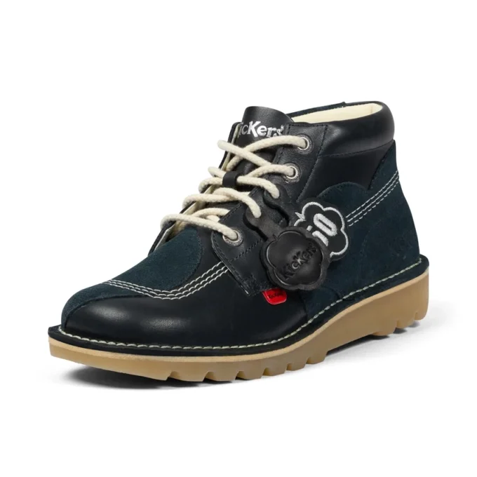 Bottes Kick Hi Stitch unisexes pour adultes, bleu marine