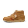 Bottes Kick Hi Stitch unisexes pour adultes, couleur beige