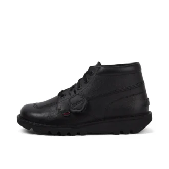 Bottes Kick Hi Tab en cuir pour homme adulte, noir
