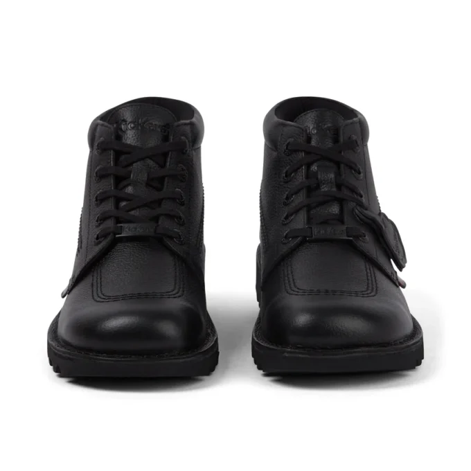 Bottes Kick Hi Tab en cuir pour homme adulte, noir Bottes Kick Hi Tab en cuir pour homme adulte, noir
