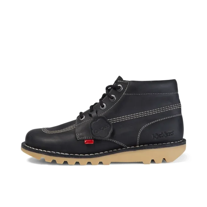 Bottes Kick Hi unisexes pour adultes, noir/blanc Bottes Kick Hi unisexes pour adultes, noir/blanc