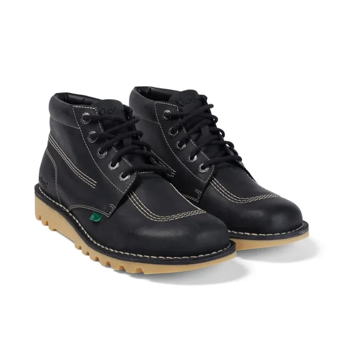 Bottes Kick Hi unisexes pour adultes, noir/blanc Bottes Kick Hi unisexes pour adultes, noir/blanc