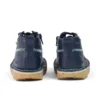 Bottes Kick Hi ZigZag en cuir bleu marine pour garçons en bas âge