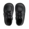 Bottes Kick Hi Zip en cuir pour bébés, unisexes, noir