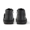 Bottes Kick Hi Zip en cuir pour bébés, unisexes, noir