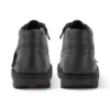 Bottes Kick Hi Zip unisexes junior en simili cuir noir Bottes Kick Hi Zip unisexes junior en simili cuir noir
