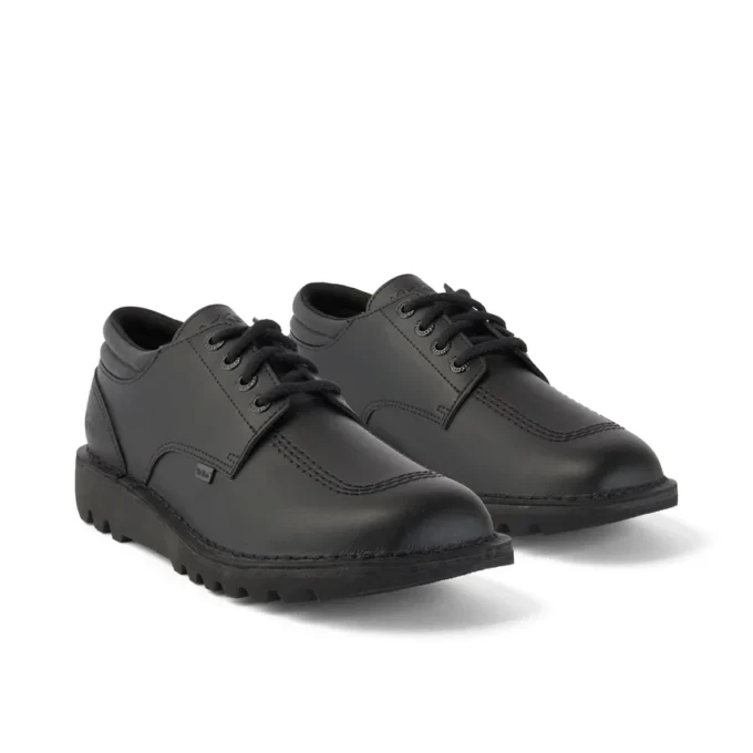 Bottes Kick Lo en cuir rembourré pour homme, noir Bottes Kick Lo en cuir rembourré pour homme, noir
