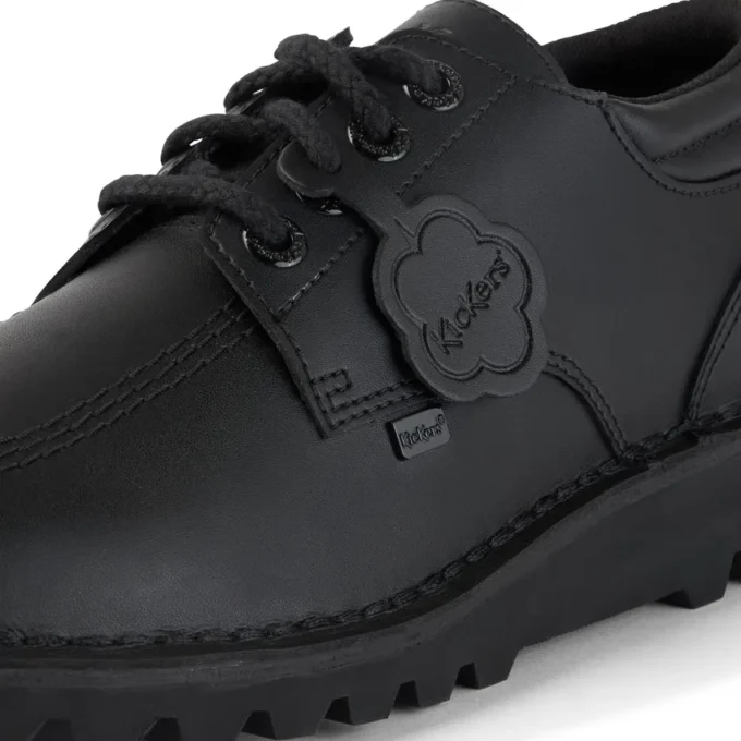 Bottes Kick Lo en cuir rembourré pour homme, noir Bottes Kick Lo en cuir rembourré pour homme, noir