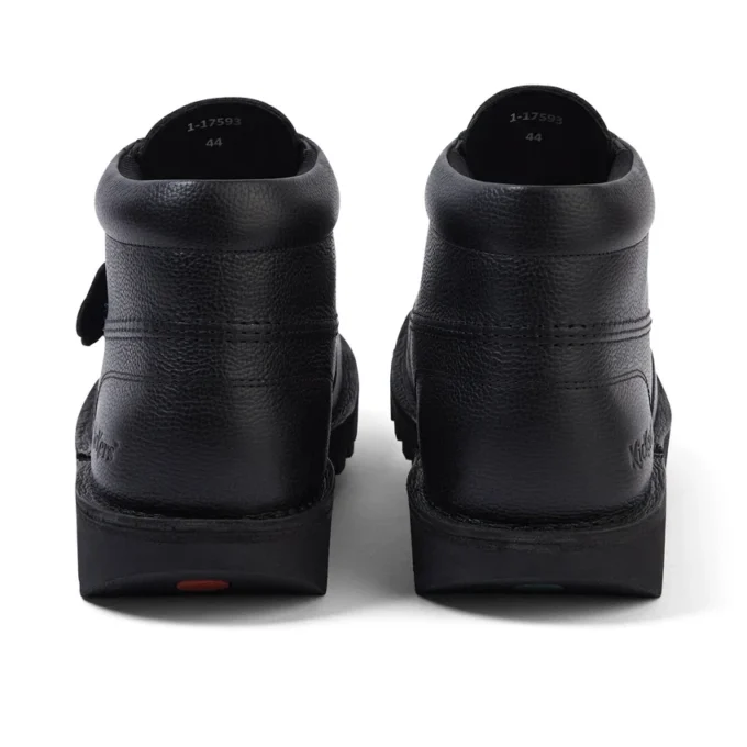 Bottes Kick pour adultes unisexes en cuir vieilli noir