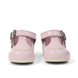Bottes Kick T-Bar rose pâle pour bébé fille