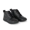 Bottes Playflex Hi en cuir noir unisexe pour tout-petits