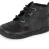 Bottes Playflex Hi en cuir noir unisexe pour tout-petits