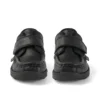 Bottes Reasan Strap en cuir alternatif noir, unisexe pour bébés