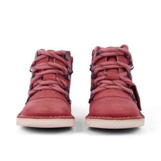 Bottes unisexes pour bébés Kick Hi Explore en cuir rose