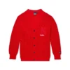 Cardigan classique Kickers unisexe pour adulte, rouge Cardigan classique Kickers unisexe pour adulte, rouge