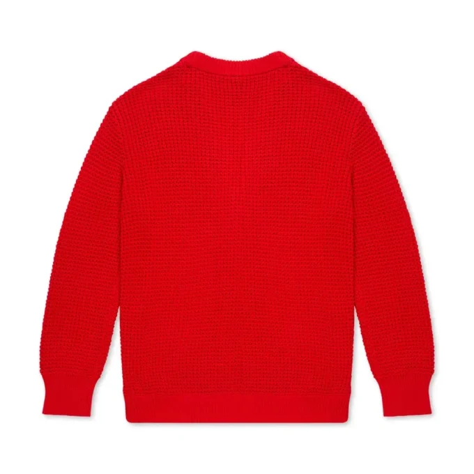 Cardigan classique Kickers unisexe pour adulte, rouge Cardigan classique Kickers unisexe pour adulte, rouge