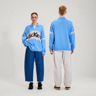 Cardigan unisexe adulte Kickers Classic à fermeture éclair, bleu