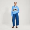 Cardigan unisexe adulte Kickers Classic à fermeture éclair, bleu Cardigan unisexe adulte Kickers Classic à fermeture éclair, bleu