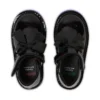Chaussures Adlar T Bar Bow en cuir verni noir pour petite fille