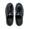 Chaussures bateau Lennon en cuir noir unisexe adulte Chaussures bateau Lennon en cuir noir unisexe adulte