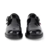 Chaussures à bride en T Lach pour filles, en cuir verni noir