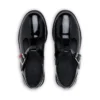Chaussures à bride en T Lach pour filles, en cuir verni noir