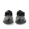 Chaussures à bride en T Lachly Brogue en cuir verni noir pour filles