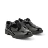 Chaussures à bride en T Lachly Brogue en cuir verni noir pour filles