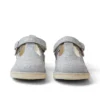 Chaussures à bride en T pour bébés filles Kick T-Bar Glitter Cosmic Textile Silver