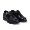 Chaussures en cuir à bride en T Lach pour filles, noir Chaussures en cuir à bride en T Lach pour filles, noir