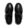 Chaussures en cuir à bride en T Lach pour filles, noir Chaussures en cuir à bride en T Lach pour filles, noir