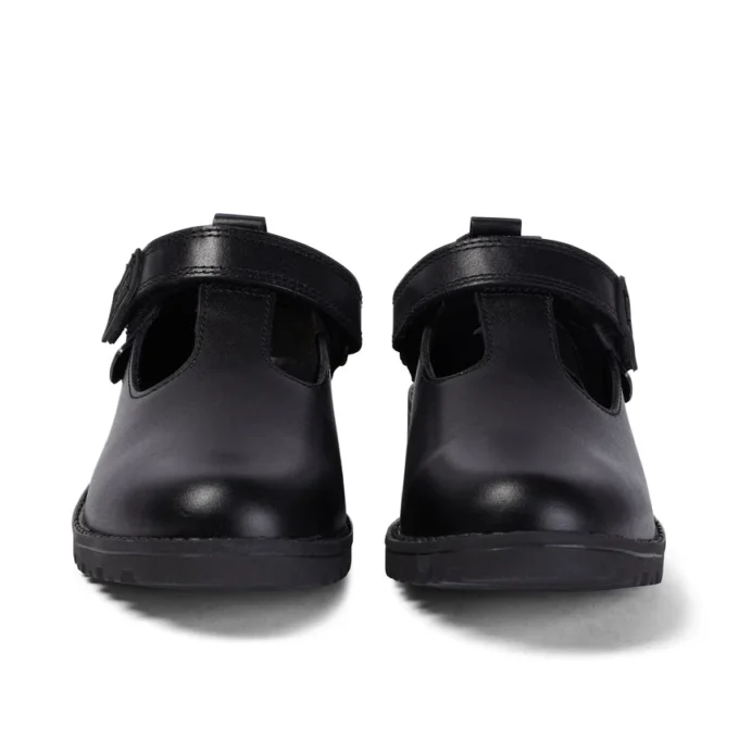 Chaussures en cuir Lachly T-Bar pour filles, noir Chaussures en cuir Lachly T-Bar pour filles, noir