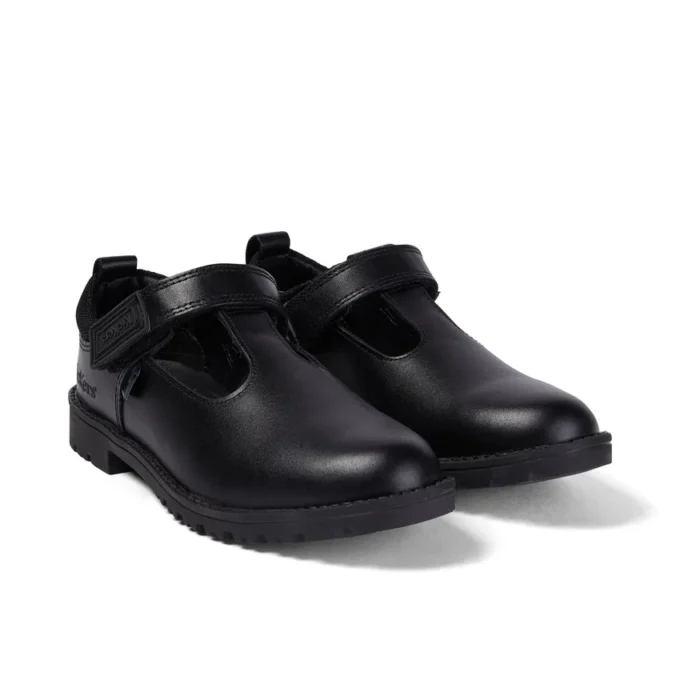 Chaussures en cuir Lachly T-Bar pour filles, noir Chaussures en cuir Lachly T-Bar pour filles, noir