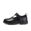 Chaussures en cuir Lachly T Bar pour petites filles, noir Chaussures en cuir Lachly T Bar pour petites filles, noir