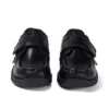 Chaussures en cuir Reasan Strap pour garçons, noir