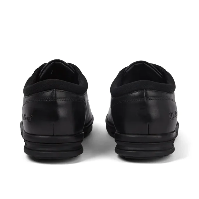 Chaussures en cuir Troiko Lo pour jeunes hommes, noir